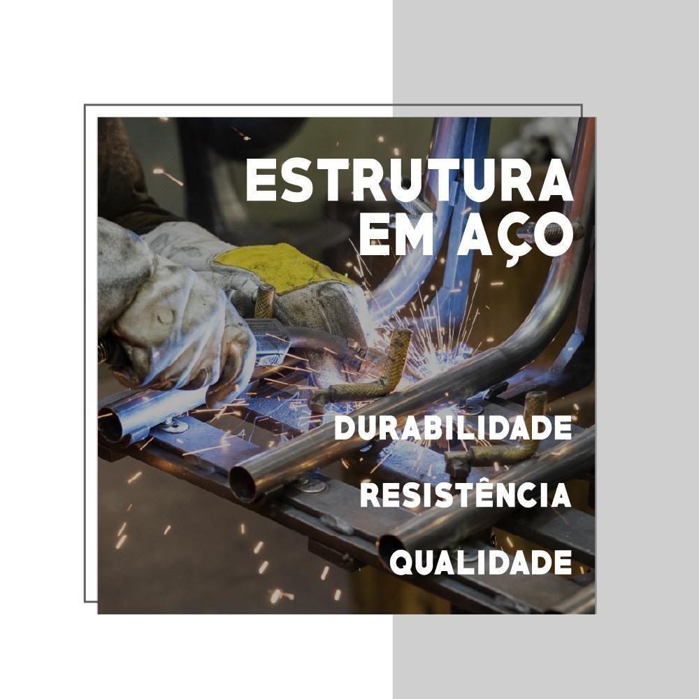 Conjunto Mesa Dobrável Com 2 Banquetas Branco Carraro - 3