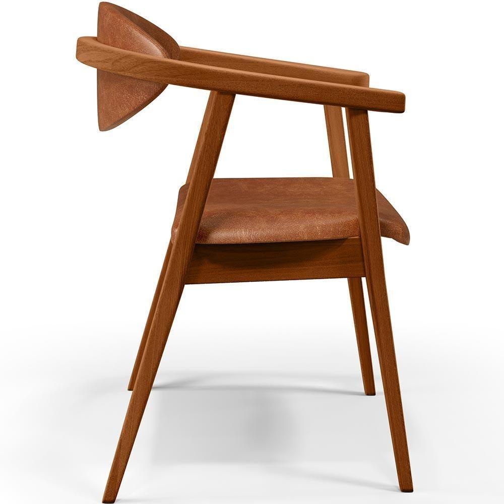 Kit 02 Poltronas Cecília B04 Camel - 3