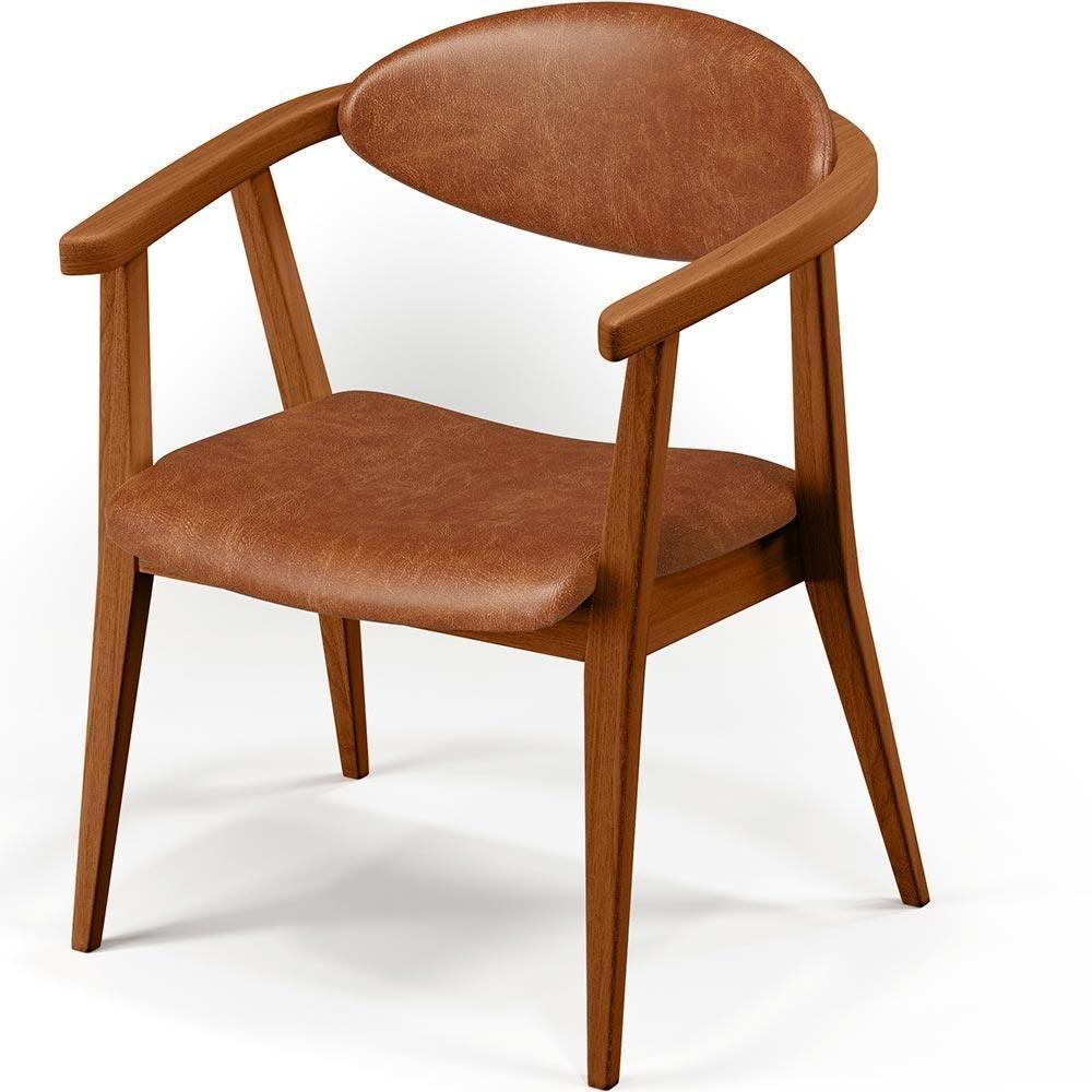 Kit 02 Poltronas Cecília B04 Camel - 4