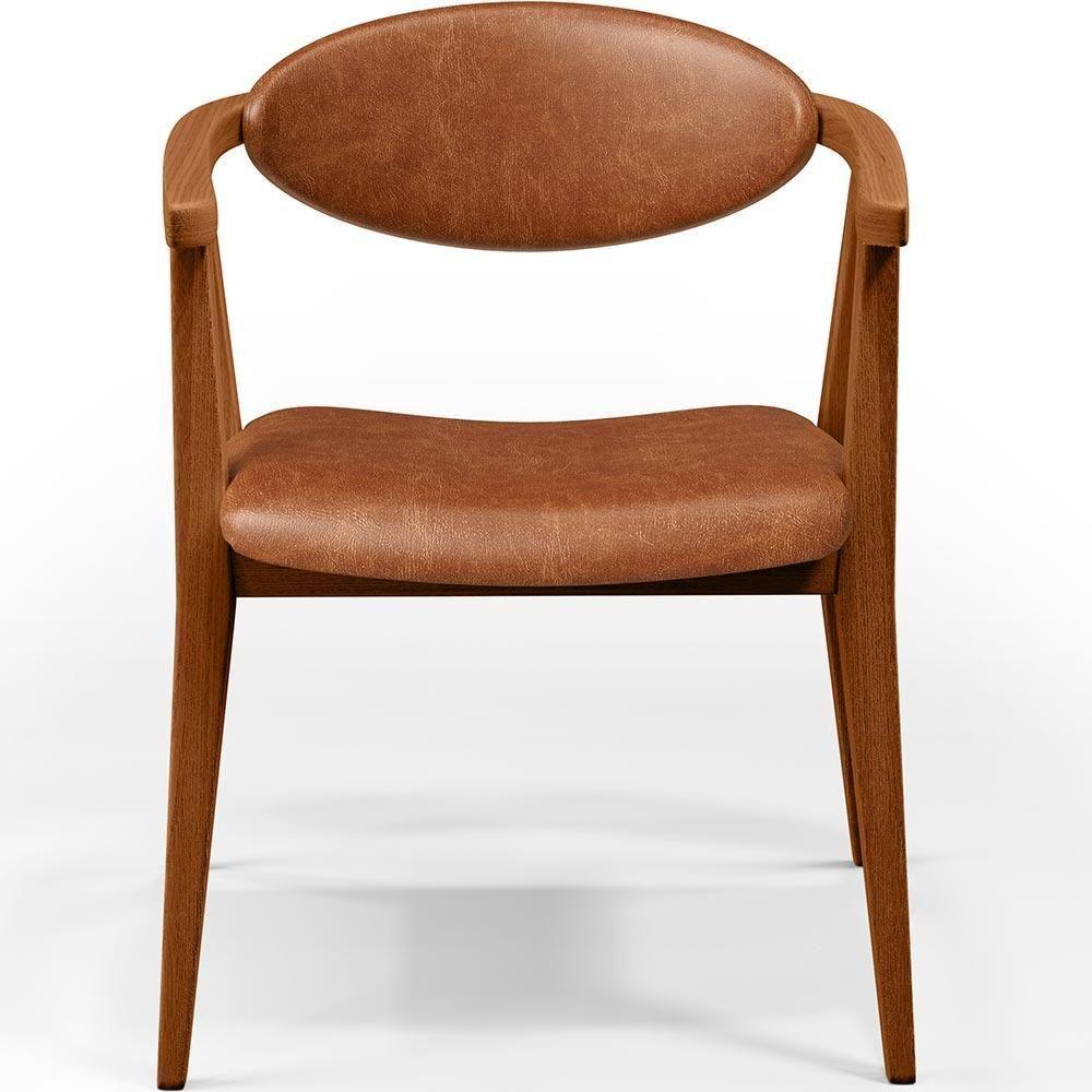 Kit 02 Poltronas Cecília B04 Camel - 5