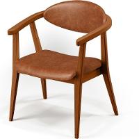 Kit 02 Poltronas Cecília B04 Camel