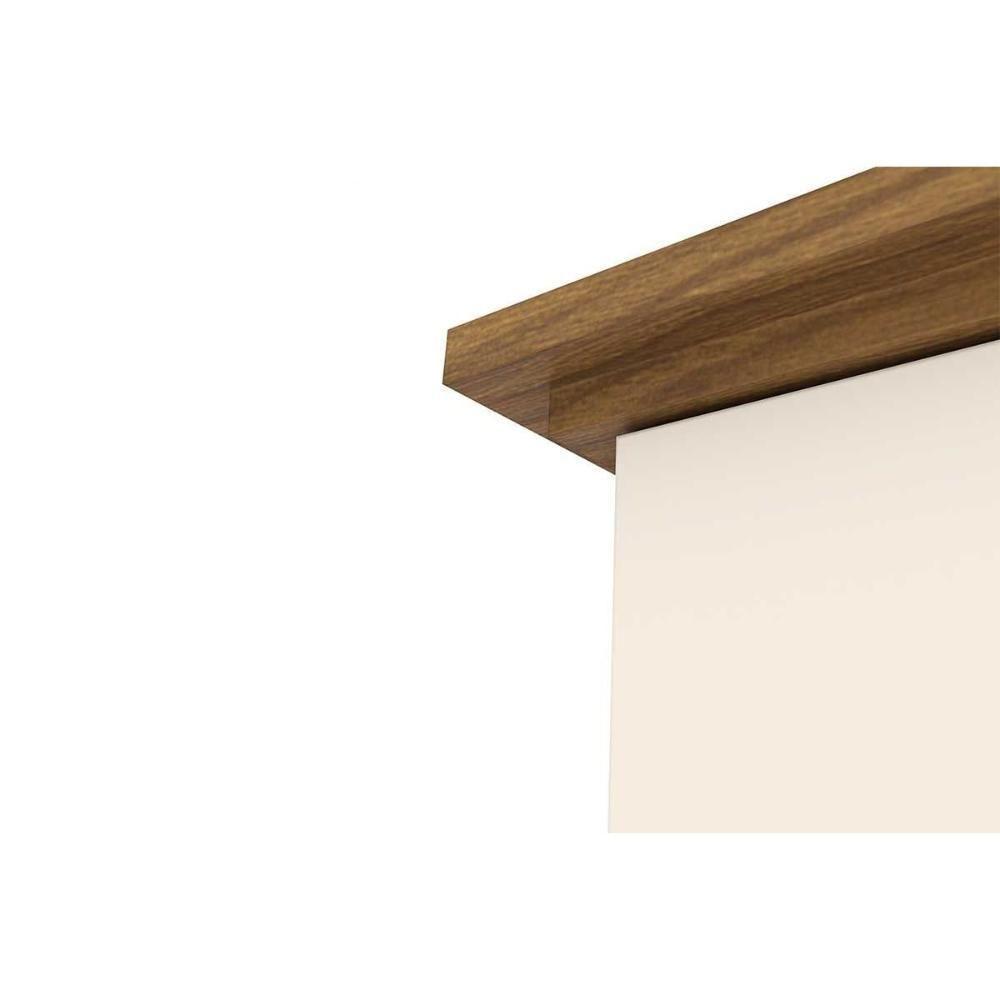 Guarda Roupa 6 Portas e 6 Gavetas Andréas c/ Pés Cinza/Nature - Henn - 4