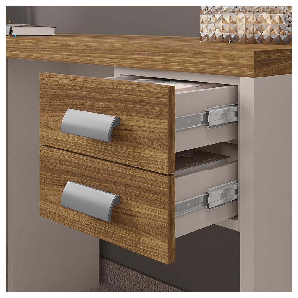 Kit Conjunto Escritório 3 Peças Studio Marrom Caemmun - 5