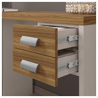 Kit Conjunto Escritório 3 Peças Studio Marrom Caemmun - 5