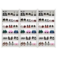 Kit 3 Armários Sapateira Multiuso Paris Lumil Móveis Branco - 1