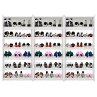 Kit 3 Armários Sapateira Multiuso Paris Lumil Móveis Branco - 2