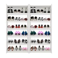 Kit 2 Armários Sapateira Multiuso Paris Lumil Móveis Branco - 1