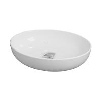 Cuba Pia Banheiro Luna Valvula Click Inox Branco Branco - 4