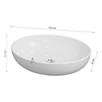 Cuba Pia Banheiro Luna Com Torneira Inox E Valvula Click Branco Branco - 3