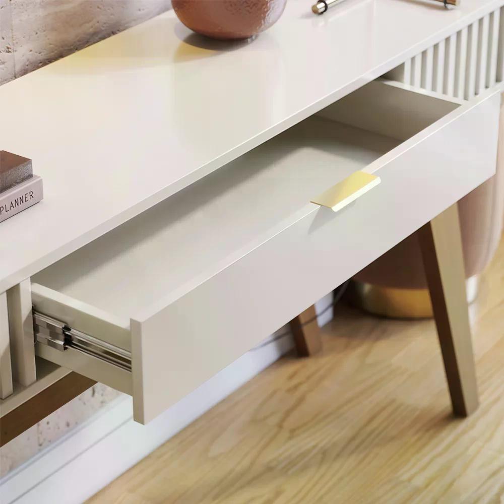 Aparador Para Sala Com Gaveta Riveira Off White - 8