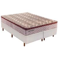 Cama Box Queen: Colchão Molas Paropas EsplêndidoBase Courano White(158x198) - 1