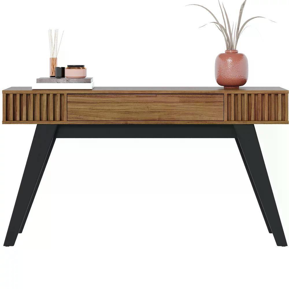 Aparador Para Sala Com Gaveta Riveira Noce Milano - 1