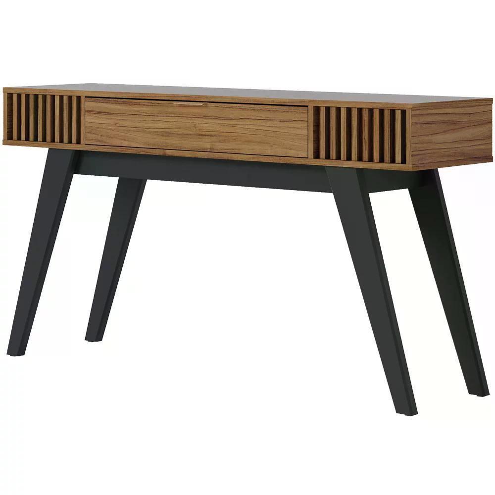 Aparador Para Sala Com Gaveta Riveira Noce Milano - 5