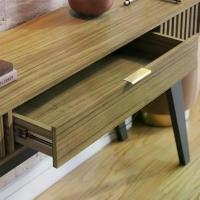 Aparador Para Sala Com Gaveta Riveira Noce Milano - 8