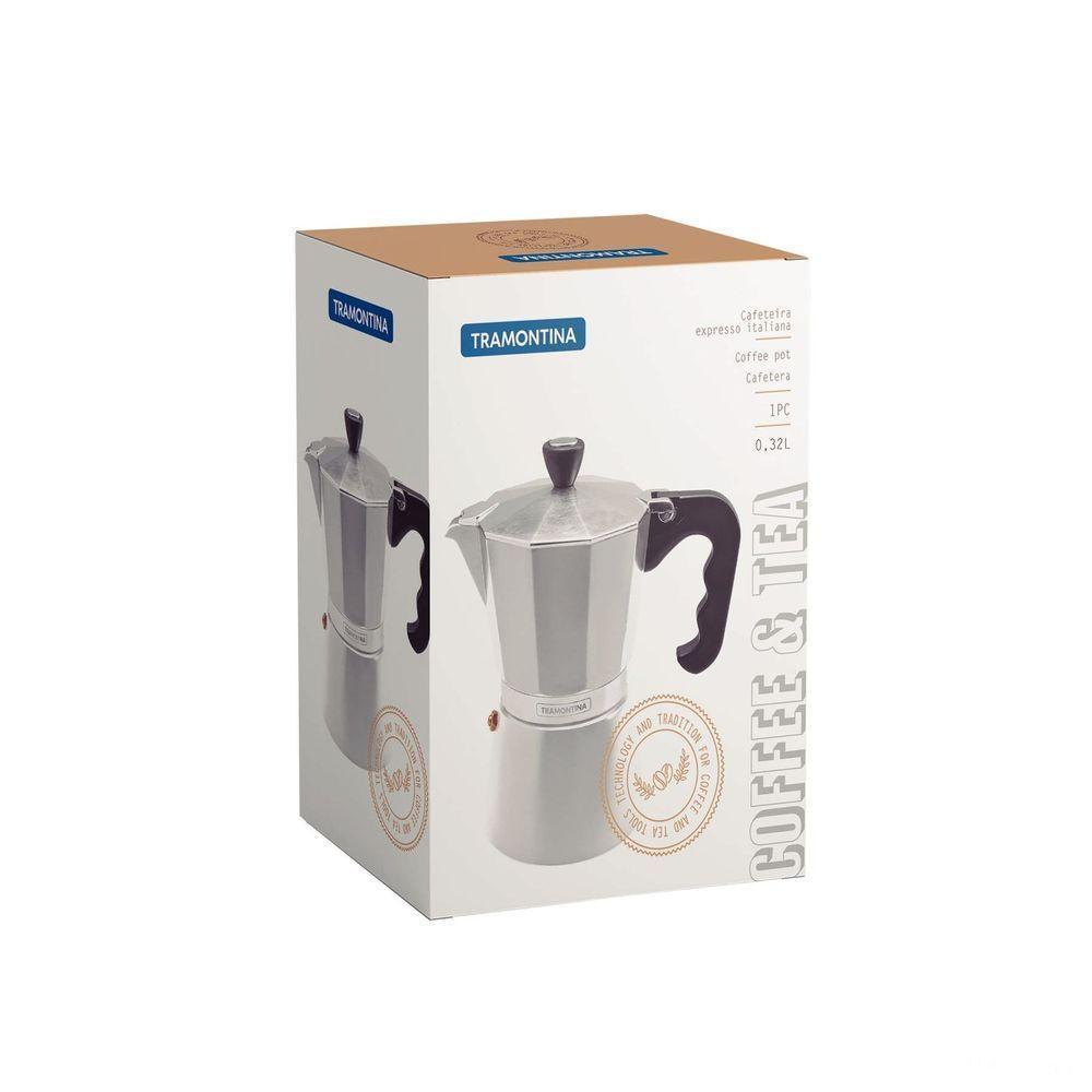 Cafeteira Expresso Italiana Tramontina Em Alumínio Com Cabo Em Nylon 320 Ml Tramontina - 4