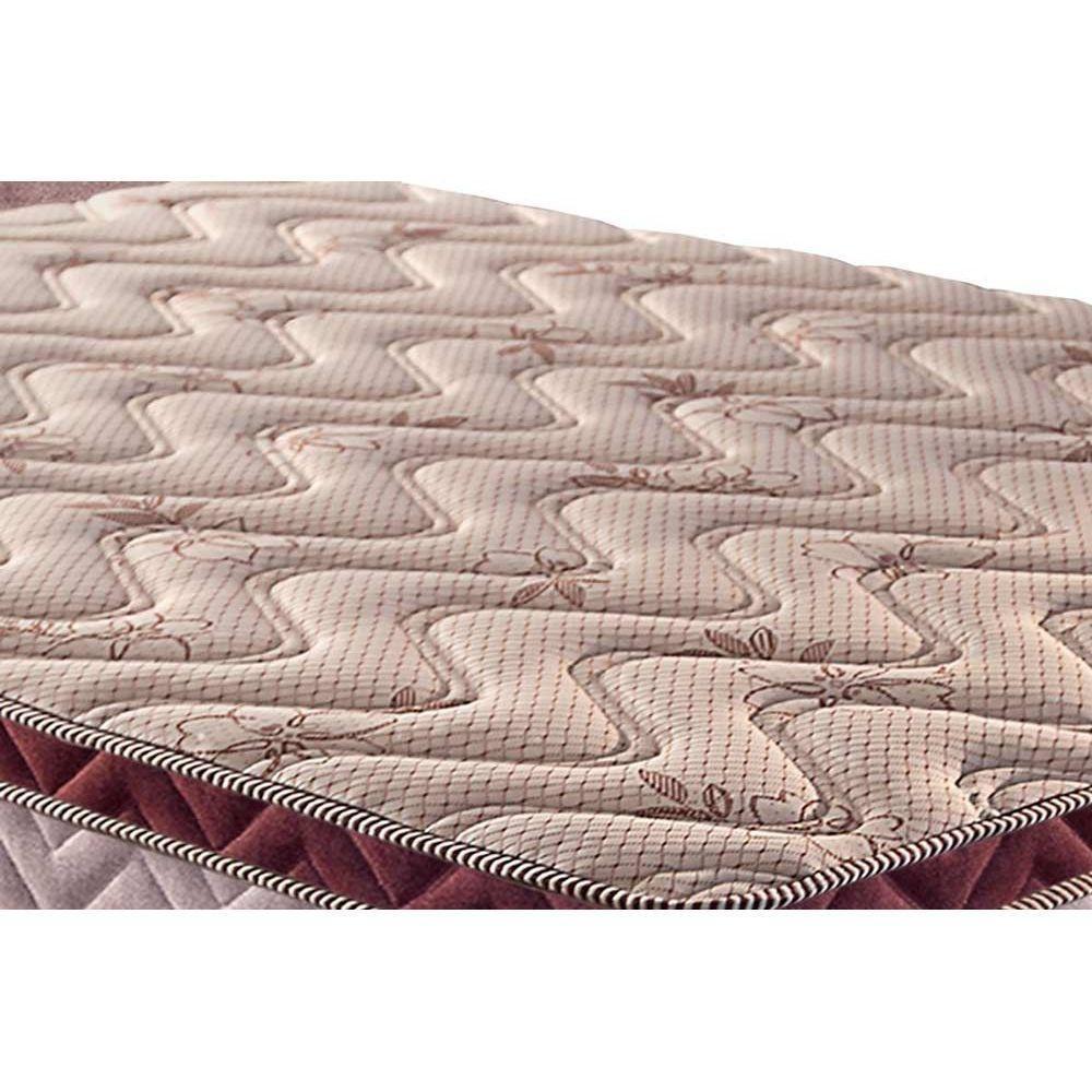 Cama Box c/Auxiliar Solteiro: Colchão Paropas MasterPocket Esplêndido Bordô + Base CRC Courano Branco(88x188) - 3