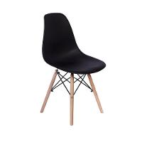 Kit Mesa Jantar Eiffel 90cm Branca com 2 Cadeiras Charles Eames Preta - 4