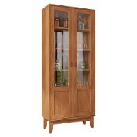 Cristaleira Lyra Sala De Estar Com Pés De Madeira Maciça Cedro Cedro - 3