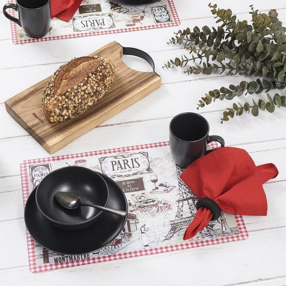 Jogo Americano Copa E Cia 6 Peças Pp Flex Paris - 3