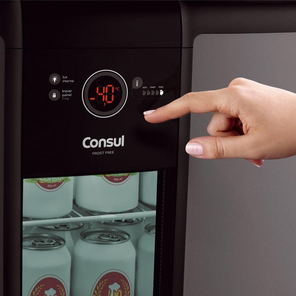 Cervejeira Mais 82L Frost Free Titanium Consul 220v - 4