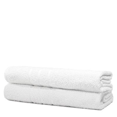 Kit 2 Toalhas De Banho Pet Shop Costura Dupla Felpuda Prata - Branco