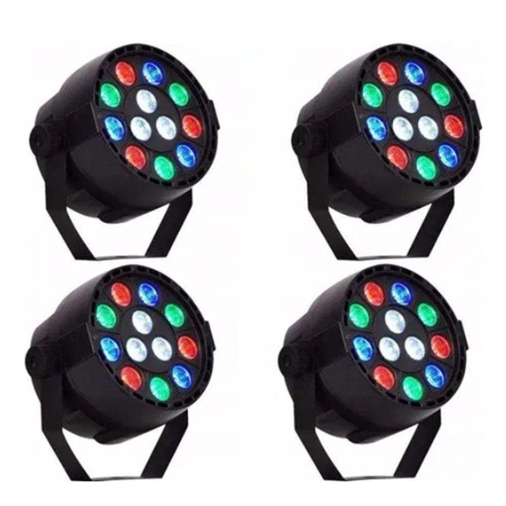 Jogo De Luz 4 Canhão Led Luz De Festa - 1