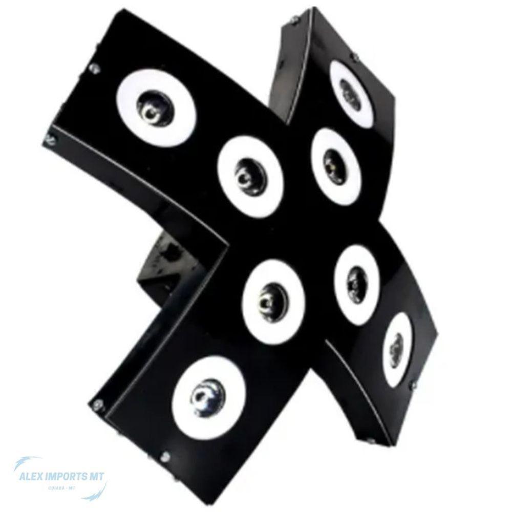 Jogo De Luz Xtreme Deltrônica 8 Canhão Par Com 8 Leds - 2