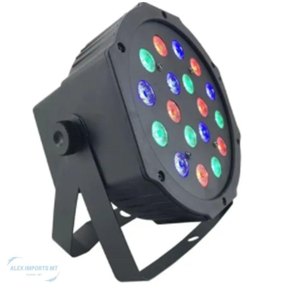 Canhão 18 Leds Rgb Dmx Jogo De Luz Balada E Festas - 2