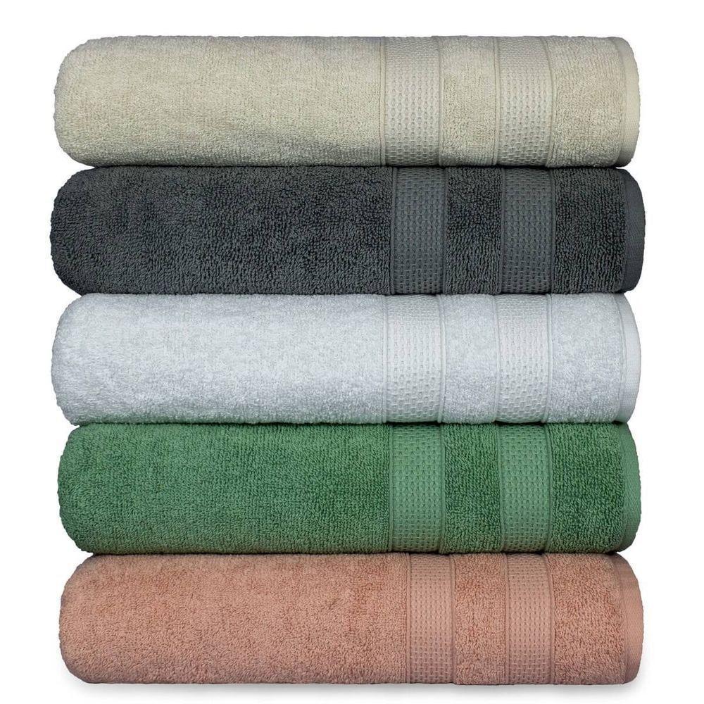 Kit 5 Toalha De Rosto Fio Penteado Extra Macia - Comfort - 1