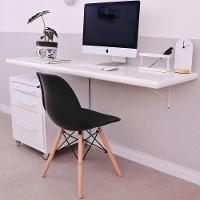 Cadeira c/Encosto p/Mesa De Jantar Cozinha Preta Preto