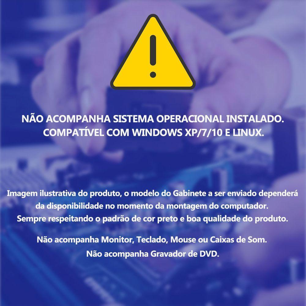 Computador Desktop Slim, Intel Core I5 6º Ger, 4gb Ram, Hd Ssd 120gb, Conexões Usb/vga/hdmi/lan/som - 3