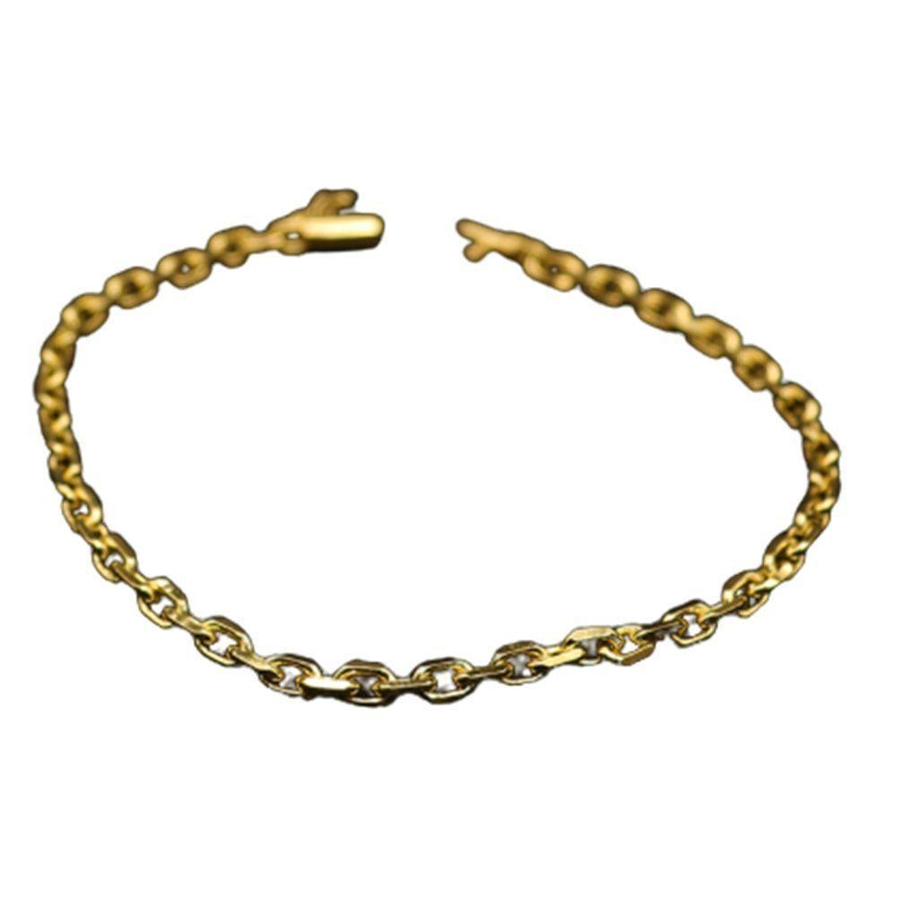 Pulseira Cadeado Quina 4mm Moeda Antiga - 1