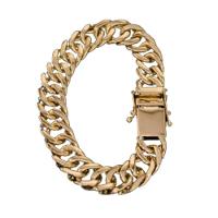 Pulseira Grumet Duplo Fecho Lateral 13mm Moeda Antiga. - 1