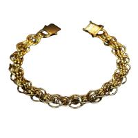 Pulseira Imperador 10mm Elo Redondo Moeda Antiga - 1