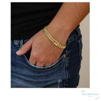 Pulseira Grumet Duplo Ocada Trava Lateral 8mm Moeda Antiga - 2