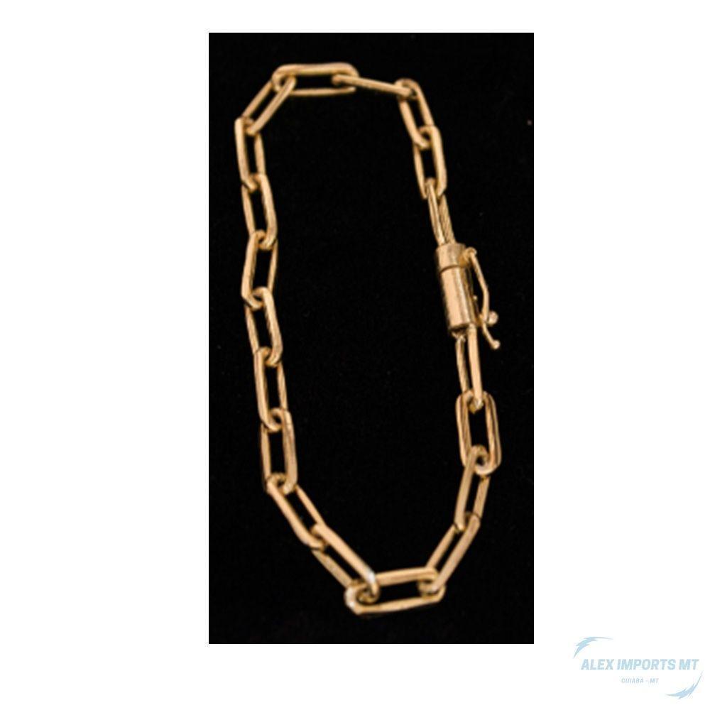 Pulseira Carti Fecho Canhão 8mm Moeda Antiga. - 2