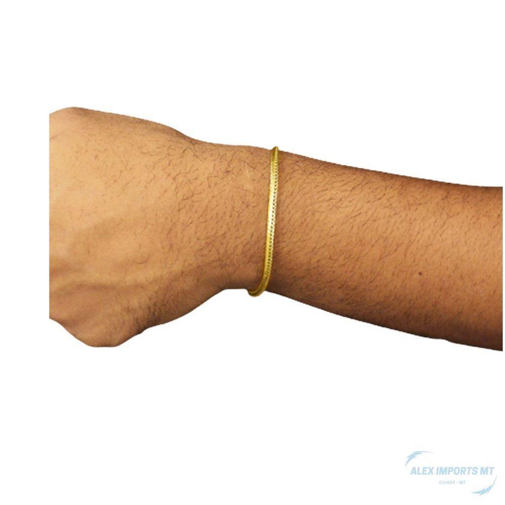 Pulseira De Moeda Antiga Peruana 3 Milimetros - 3