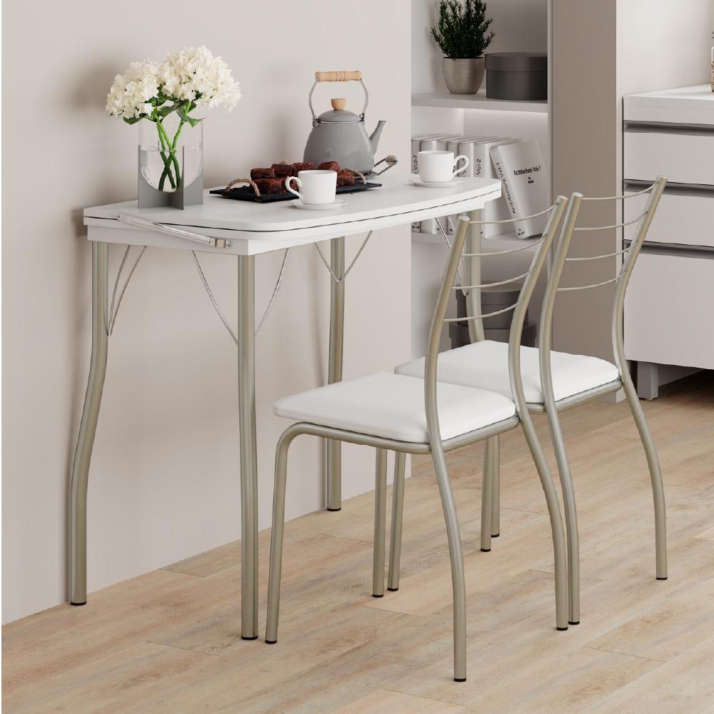 Conjunto Sala De Jantar Tallim Com Mesa E 2 Cadeiras 2999 Carraro - 1