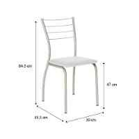 Conjunto Sala De Jantar Tallim Com Mesa E 2 Cadeiras 2999 Carraro - 8