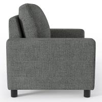 Poltrona Malta Linho Cinza Escuro - 5