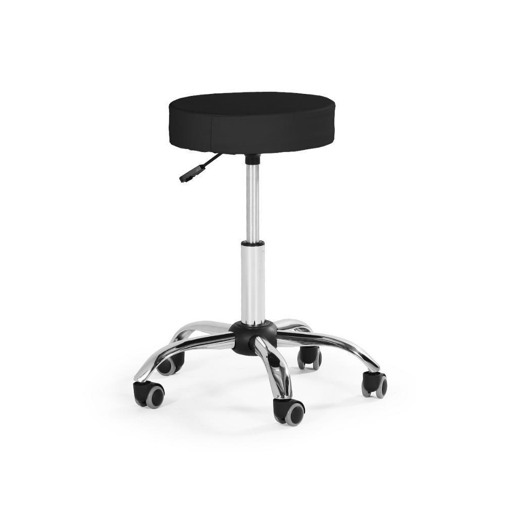 Banqueta Mocho Sem Encosto Com Regulagem De Altura - Preto - 1