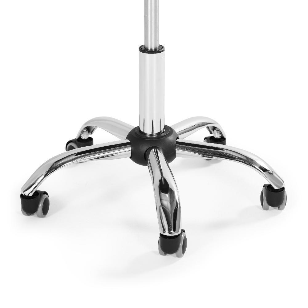 Banqueta Mocho Sem Encosto Com Regulagem De Altura - Branco - 4