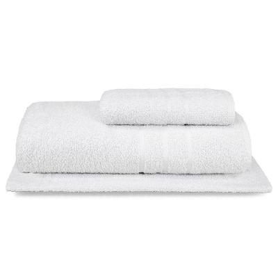 Jogo Toalha Hotel 3 Peças Alta Absorção - Profissional Prata - Branco