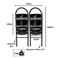 Lixeira Dupla Em Tela Moeda Coleta Seletiva Calçada 120cm - 2