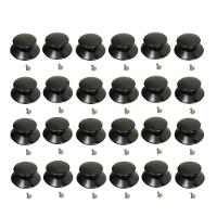 Kit 24 Pegador Puxador Panela Tampa Vidro E Ferro E Parafuso - 1