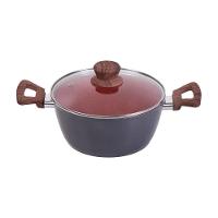 Panela Caçarola Nano Cerâmica Antiaderente Tampa V 22cm 2,7l - 1