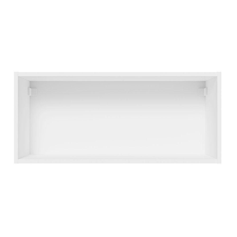 Armário Aéreo 100% Mdf 70 Cm 1 Porta Basculante Frente Branco Brilho Acordes Madesa Branco - 5