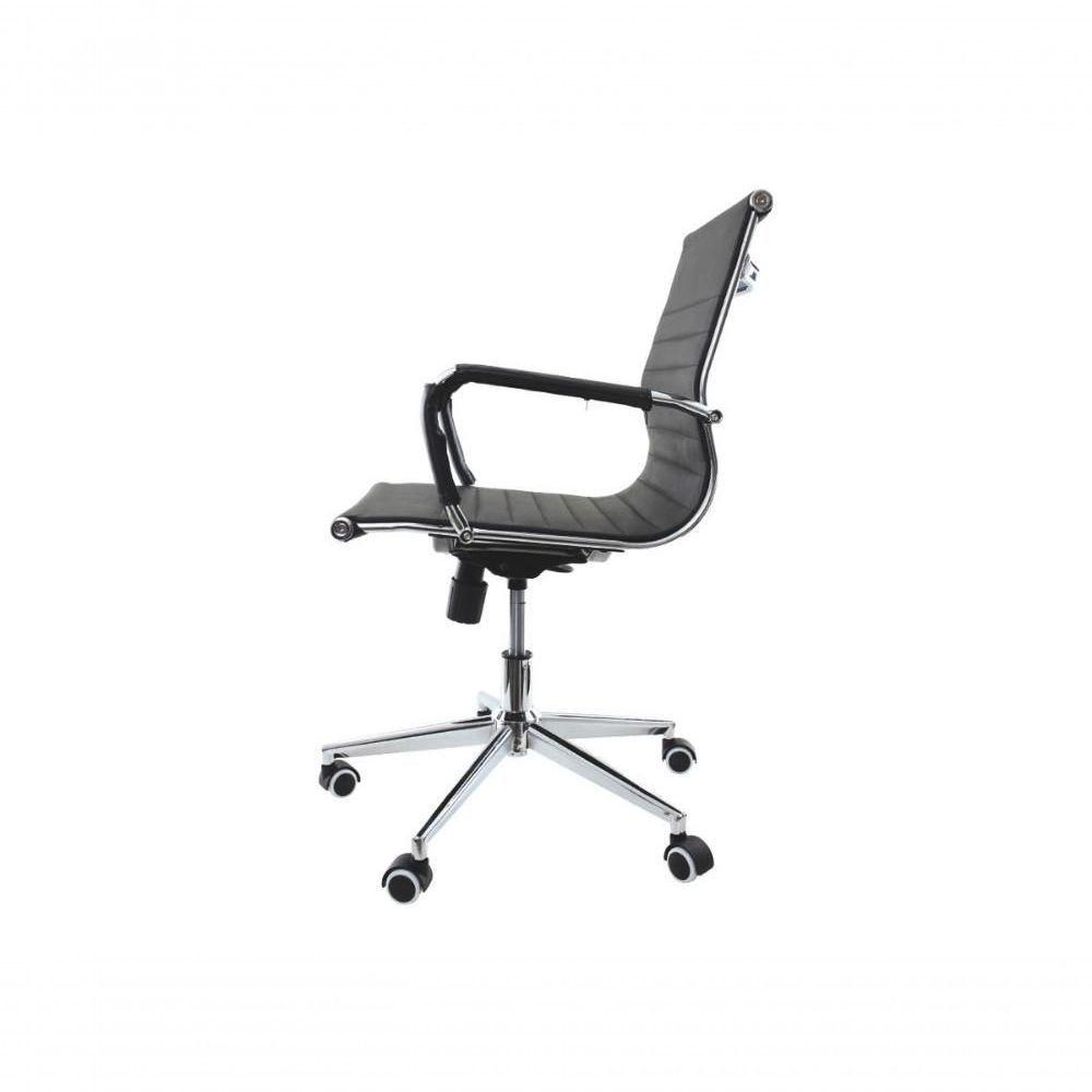 Cadeira De Escritório Baixa Tela Esteirinha p/120Kg Preto - 3