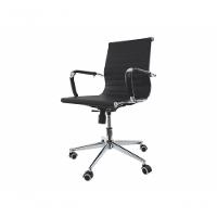 Cadeira De Escritório Baixa Tela Esteirinha p/120Kg Preto - 1