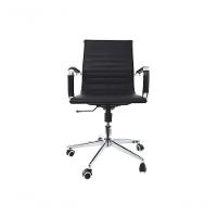 Cadeira De Escritório Baixa Tela Esteirinha p/120Kg Preto - 4